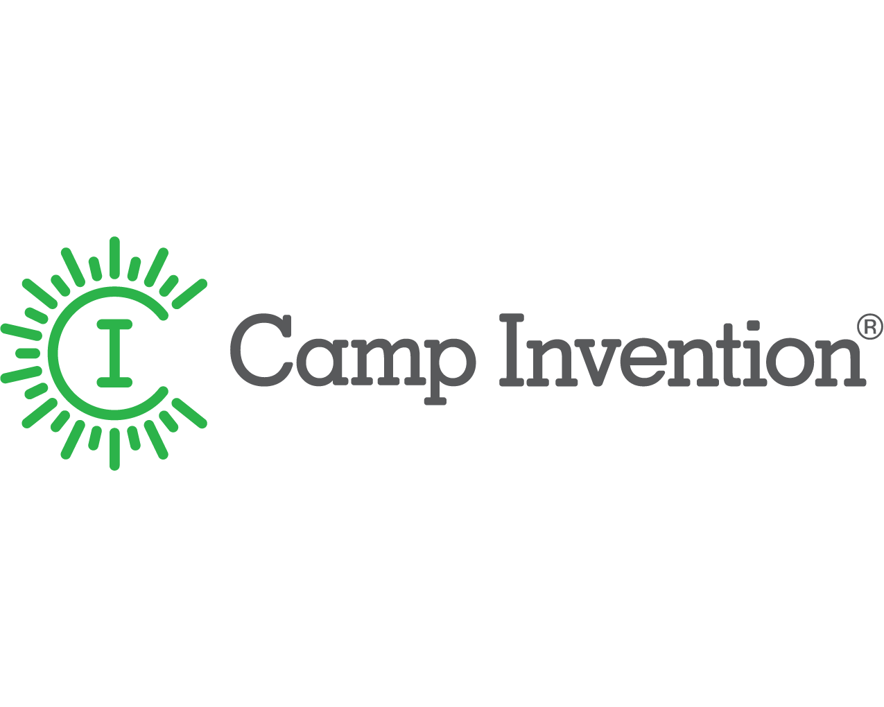 stylized text that says CAMP INVENTION AT BASE CAMP
