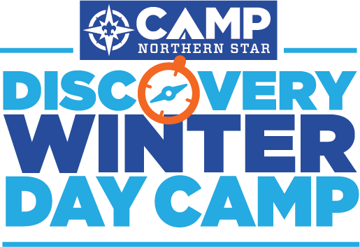 stylized text that says 2024 Discovery Winter Day Camp REGISTRATION AT PHILLIPPO