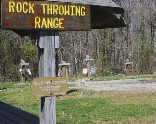 Rock Throwing Range