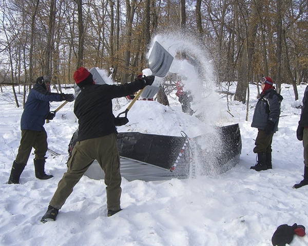 Snow Shelter Building