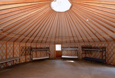 Picture of yurt internals